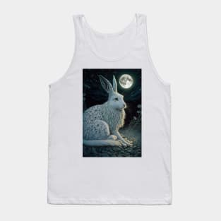 white hare 8 Tank Top